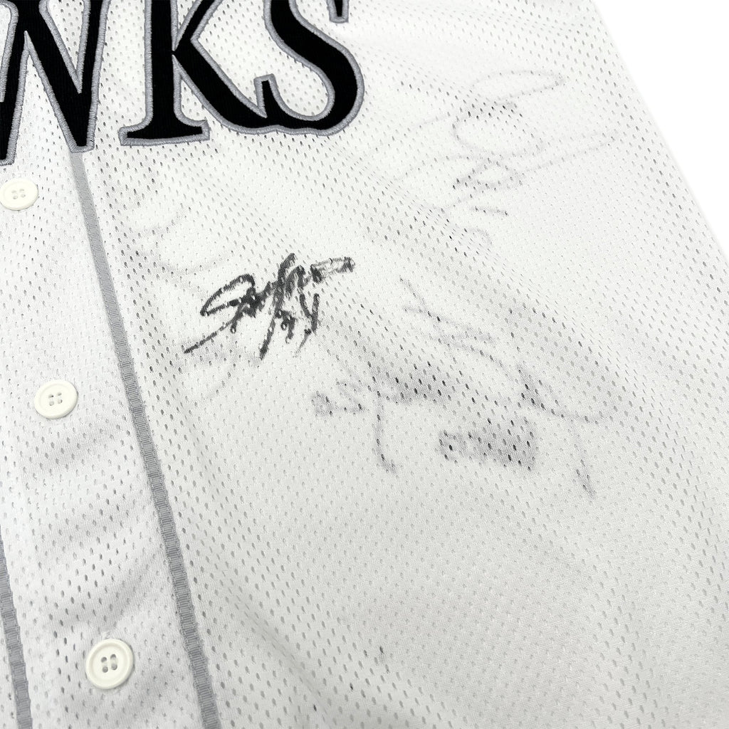 Retro Multi Autographed Signed NPB Fukuoka Softbank Hawks Knit Jersey –  Sugoi JDM