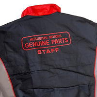 Genuine Japan JDM Mitsubishi Motors Genuine Parts Staff Jacket Black - Sugoi JDM