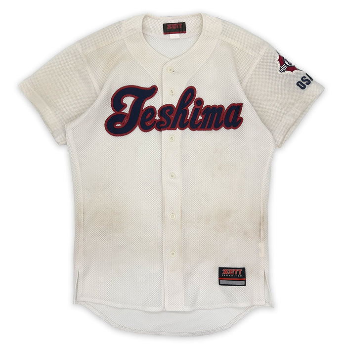 Genuine Japan Koshien Teshima Osaka High School Zett Baseball Jersey - Sugoi JDM