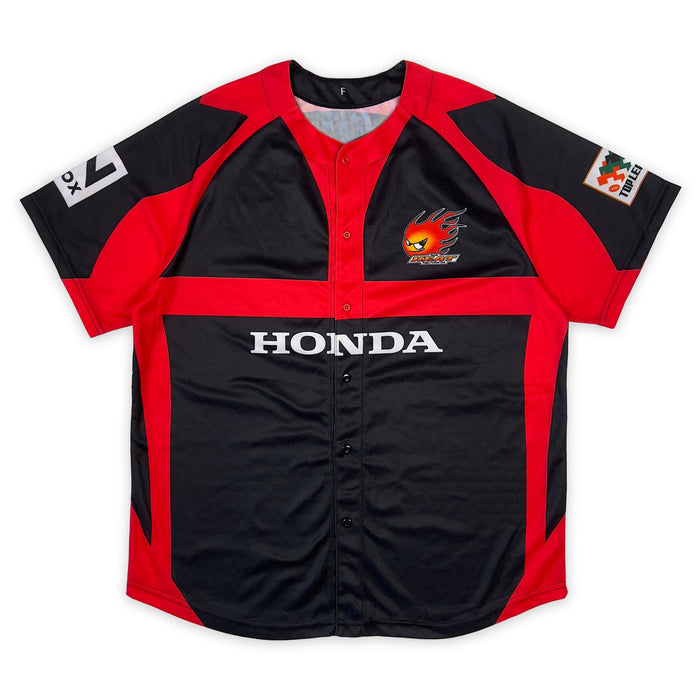 Genuine Japan Mie Honda Heat Professional Rugby Team Fan Jersey Black - Sugoi JDM