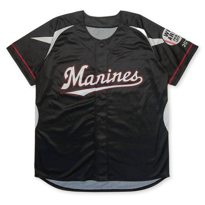 Genuine Japan NPB Chiba Lotte Marines Baseball Fan Jersey 2017 Black - Sugoi JDM