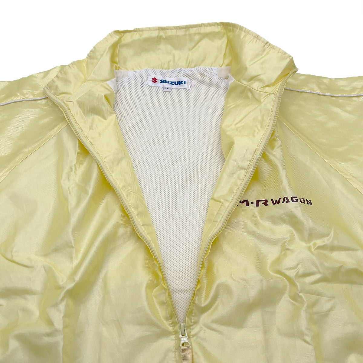 Genuine Retro JDM Japan Suzuki MR Wagon Staff Jacket Yellow - Sugoi JDM