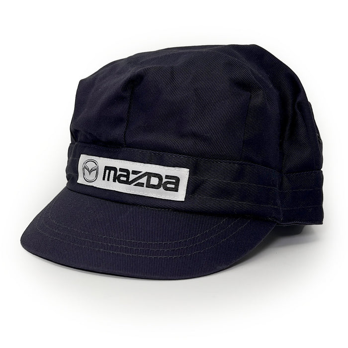 Genuine Showa Retro JDM Japan Mazda Mechanics Hat Cap Black - Sugoi JDM
