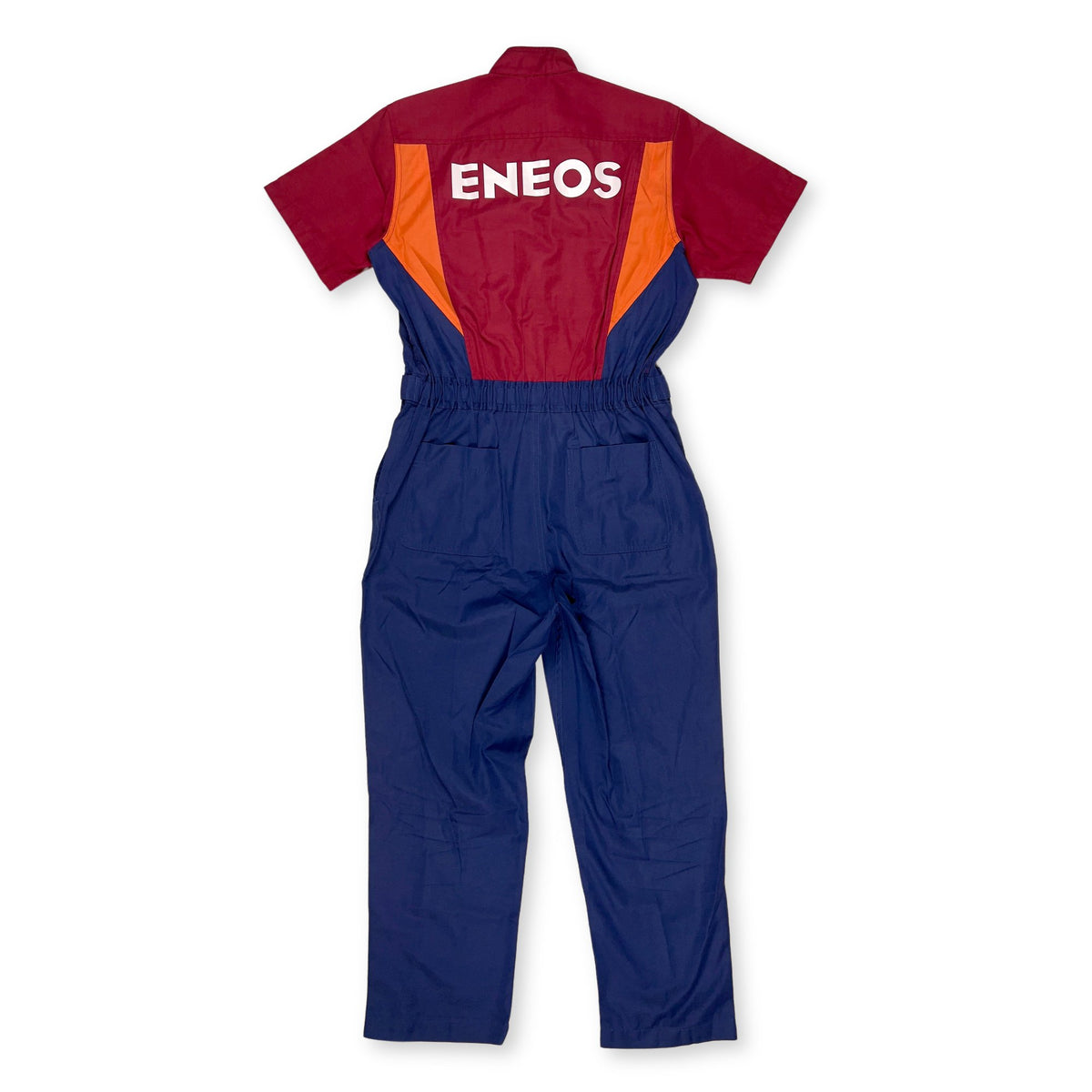 Japan Eneos Oil Short Sleeve Summer Jumpsuit Coveralls Tsunagi Mechanic Suite - Sugoi JDM