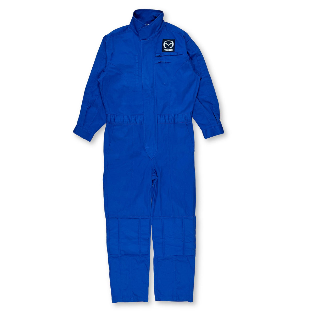 JAPAN JDM Showa Era 1980s Mazda Heavy Duty Mechanic Coveralls Tsunagi Blue - Sugoi JDM