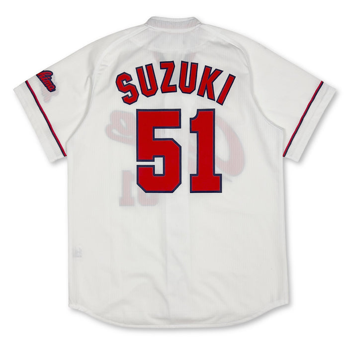 Japan Retro Hiroshima Carp Baseball Home Replica Jersey Suzuki Seiya #51 - Sugoi JDM