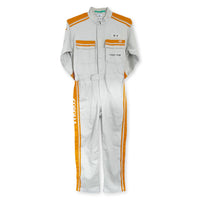 JDM Retro Toyota Corolla Tecno Jumpsuit Coveralls Mechanic Suite Tsunagi Orange - Sugoi JDM