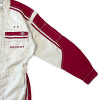 JDM Retro Toyota Tecno Jumpsuit Coveralls Mechanic Suite Tsunagi Red - Sugoi JDM