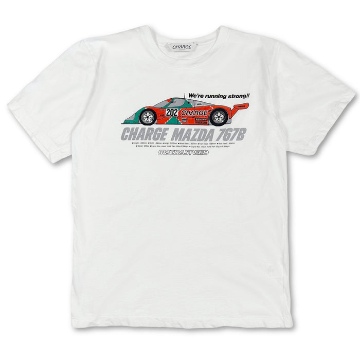 New 1980s Vintage Japan JDM Le Mans Charge Mazda Mazdaspeed 767B T-Shirt - Sugoi JDM