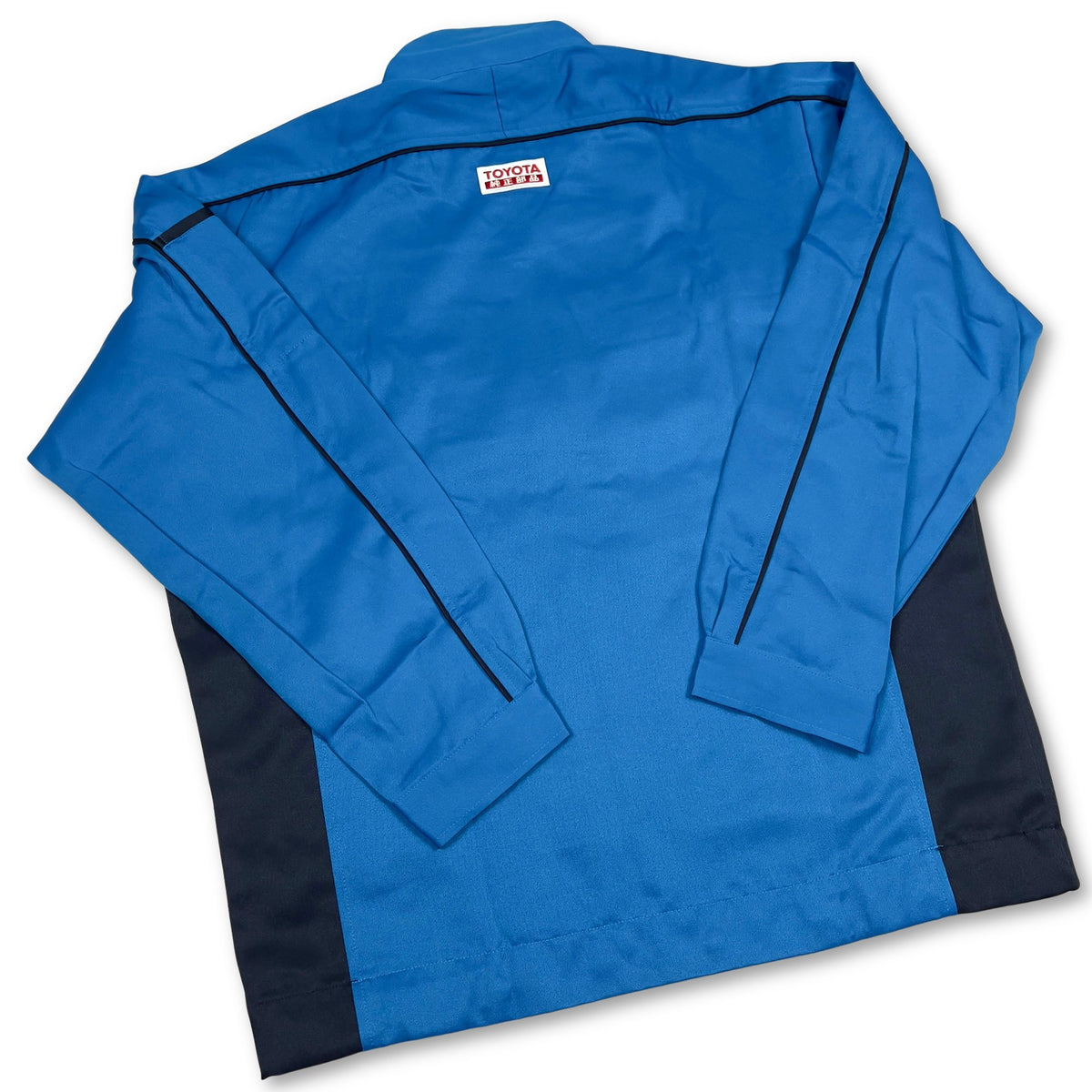 New Genuine Retro Japan JDM Toyota Genuine Parts Work Jacket Blue - Sugoi JDM