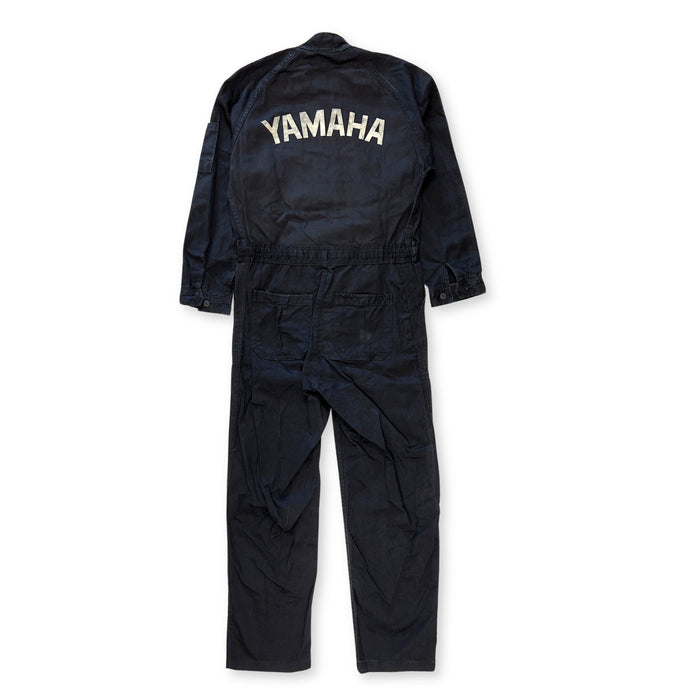 New Genuine Showa Era JDM Japan Yamaha Mechanic Tsunagi Coveralls Black - Sugoi JDM