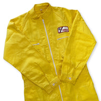 New Genuine Showa Era JDM Japan Yamaha Mechanic Tsunagi Coveralls Yellow - Sugoi JDM