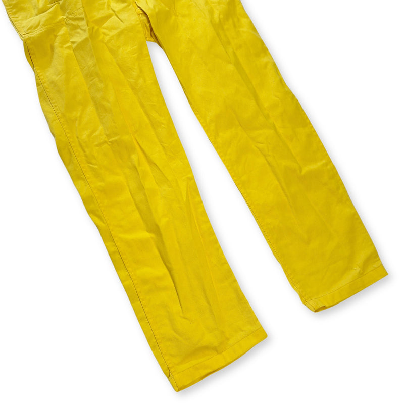 New Genuine Showa Era JDM Japan Yamaha Mechanic Tsunagi Coveralls Yellow - Sugoi JDM