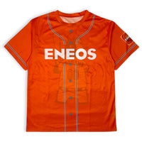 New Japan JDM ENEOS Oil Super GT Enegori - Kun Mascot Baseball Jersey Shirt - Sugoi JDM