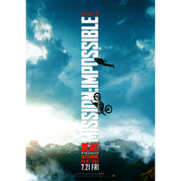 New Japanese Chirashi B5 Movie Poster Mission Impossible Dead Reckoning Part One - Sugoi JDM