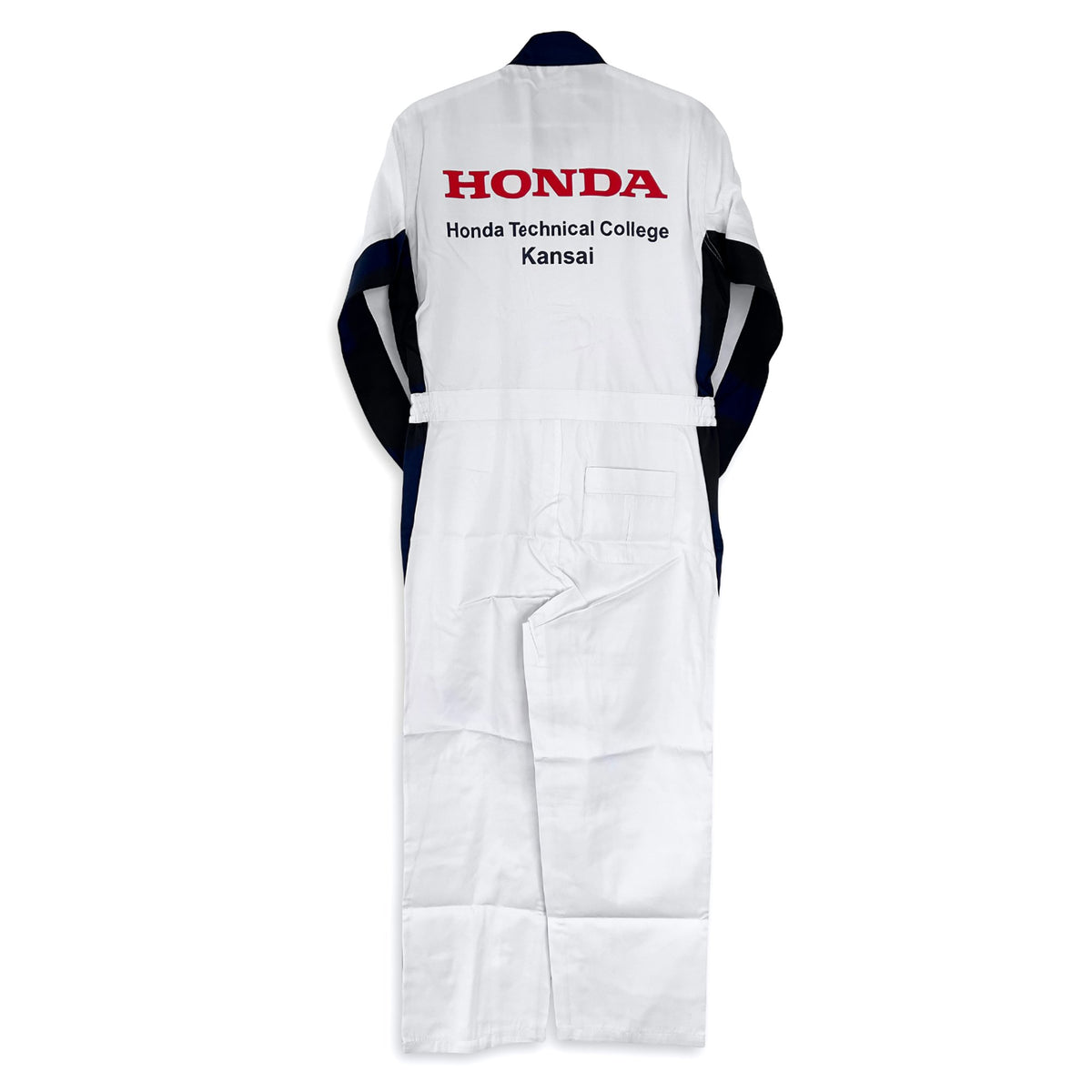 New JDM Japan Honda Technical College Kansai Mechanic Coveralls Tsunagi Blue - Sugoi JDM