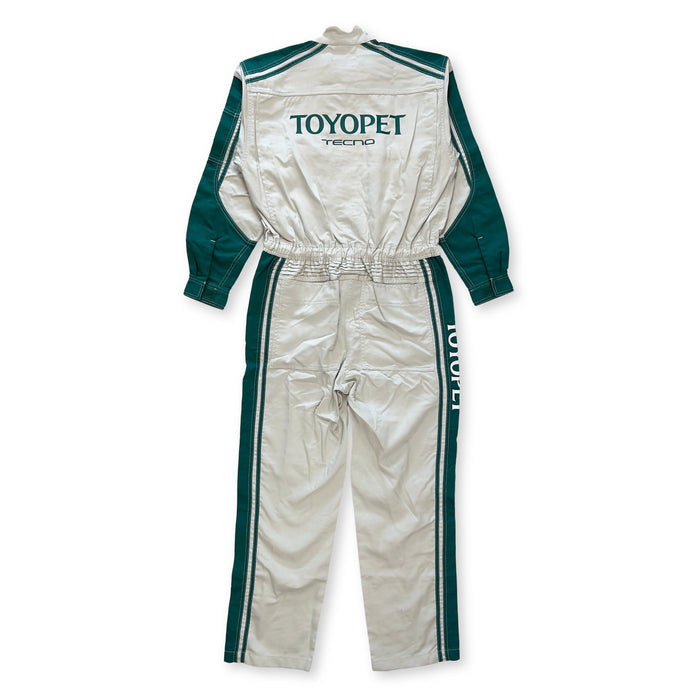 New JDM Retro Toyota Toyopet Tecno Mechanic Tsunagi Coveralls Green - Sugoi JDM