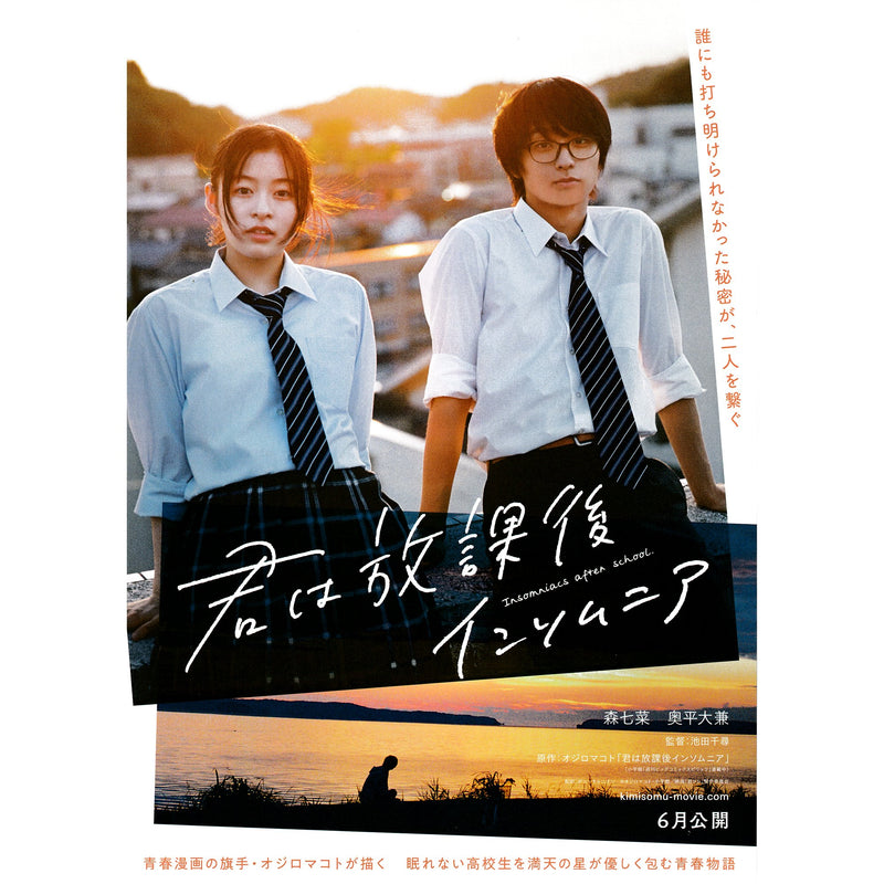 New Limited Edition Japanese Chirashi B5 Movie Poster Insomniacs After School - Sugoi JDM