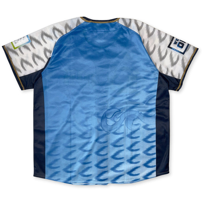 New Limited Majestic Seibu Lions NPB Japan We Are One Baseball Jersey Blue - Sugoi JDM