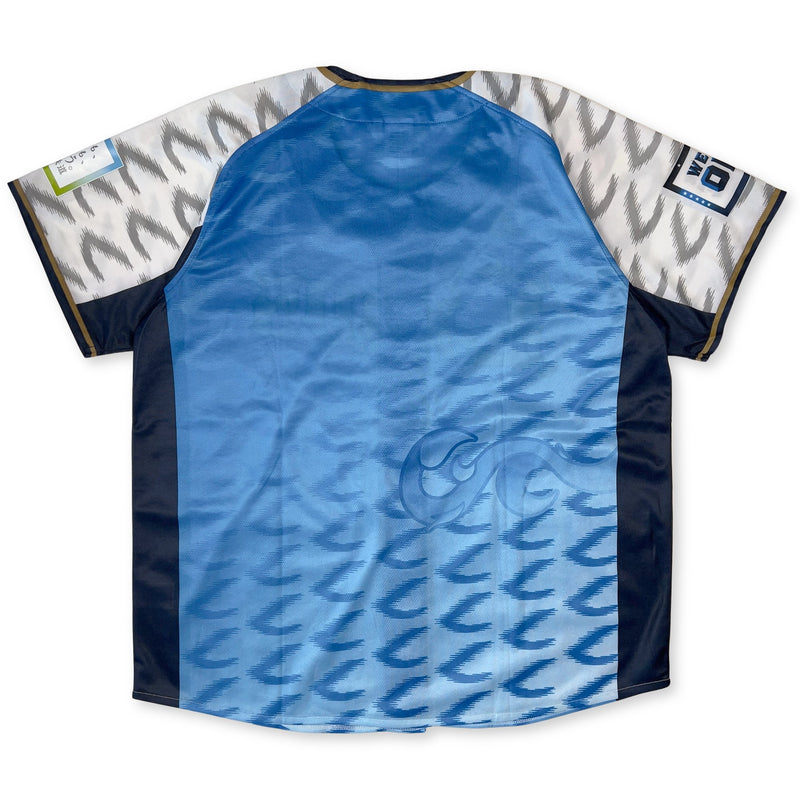 New Limited Majestic Seibu Lions NPB Japan We Are One Baseball Jersey Blue - Sugoi JDM