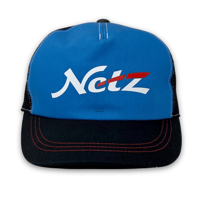 New Retro JDM Japan Toyota GR Netz Technician Summer Mesh Hat Blue - Sugoi JDM