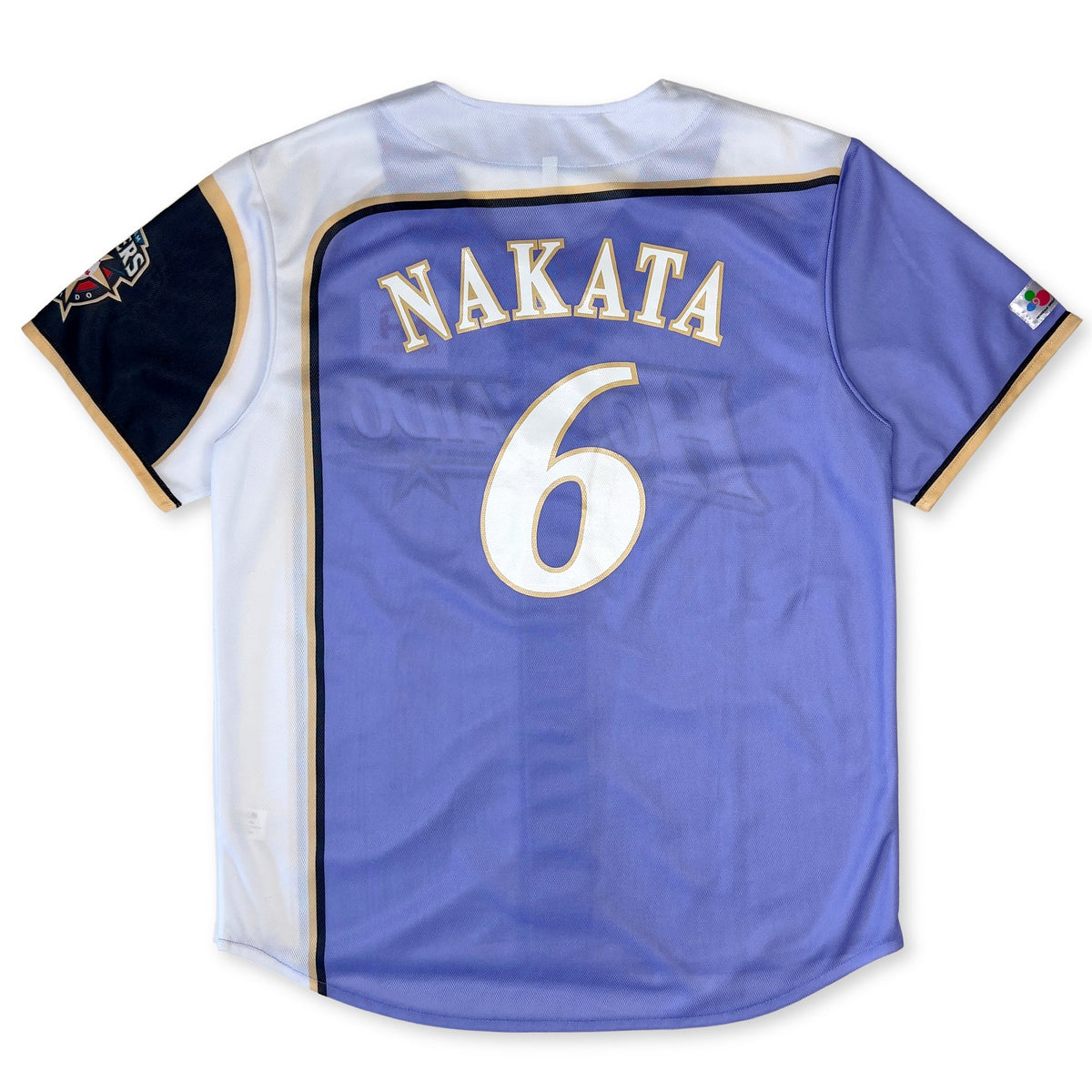 New Retro We Love Hokkaido Nippon Ham Fighters Sho Nakata Jersey Purple #6 - Sugoi JDM