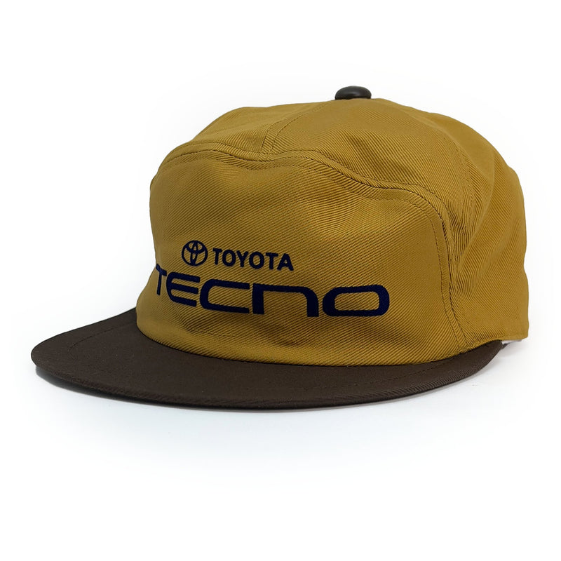 New Vintage JDM Showa Era Japan Toyota Tecno Mechanics Hat Cap Brown - Sugoi JDM