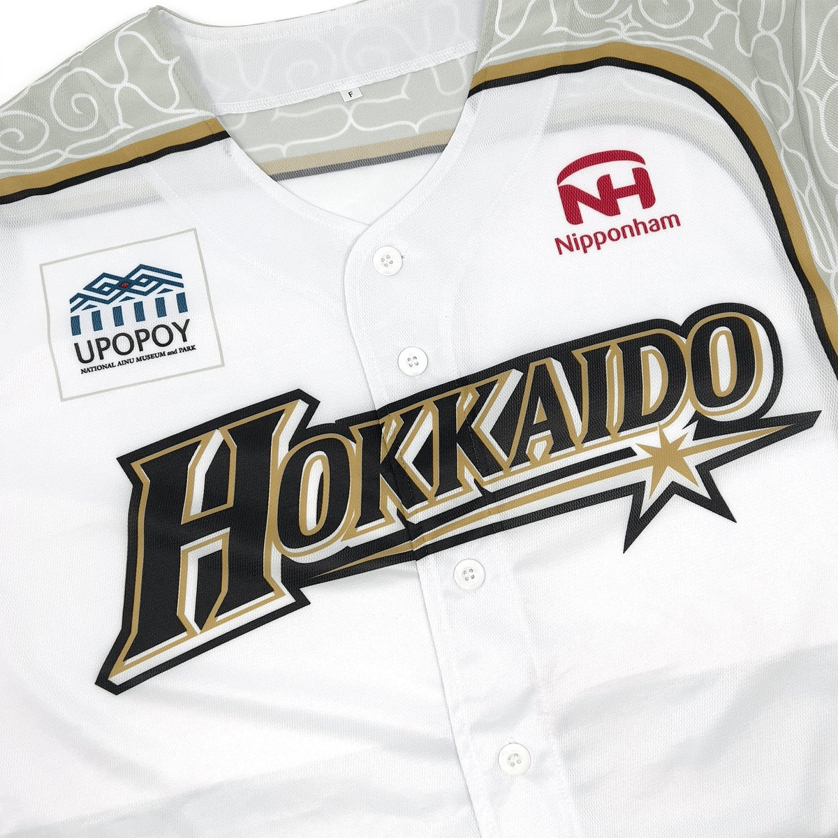 Official Japan Hokkaido Nippon Ham Fighters Team Fan Club Light Jersey White V.2 - Sugoi JDM