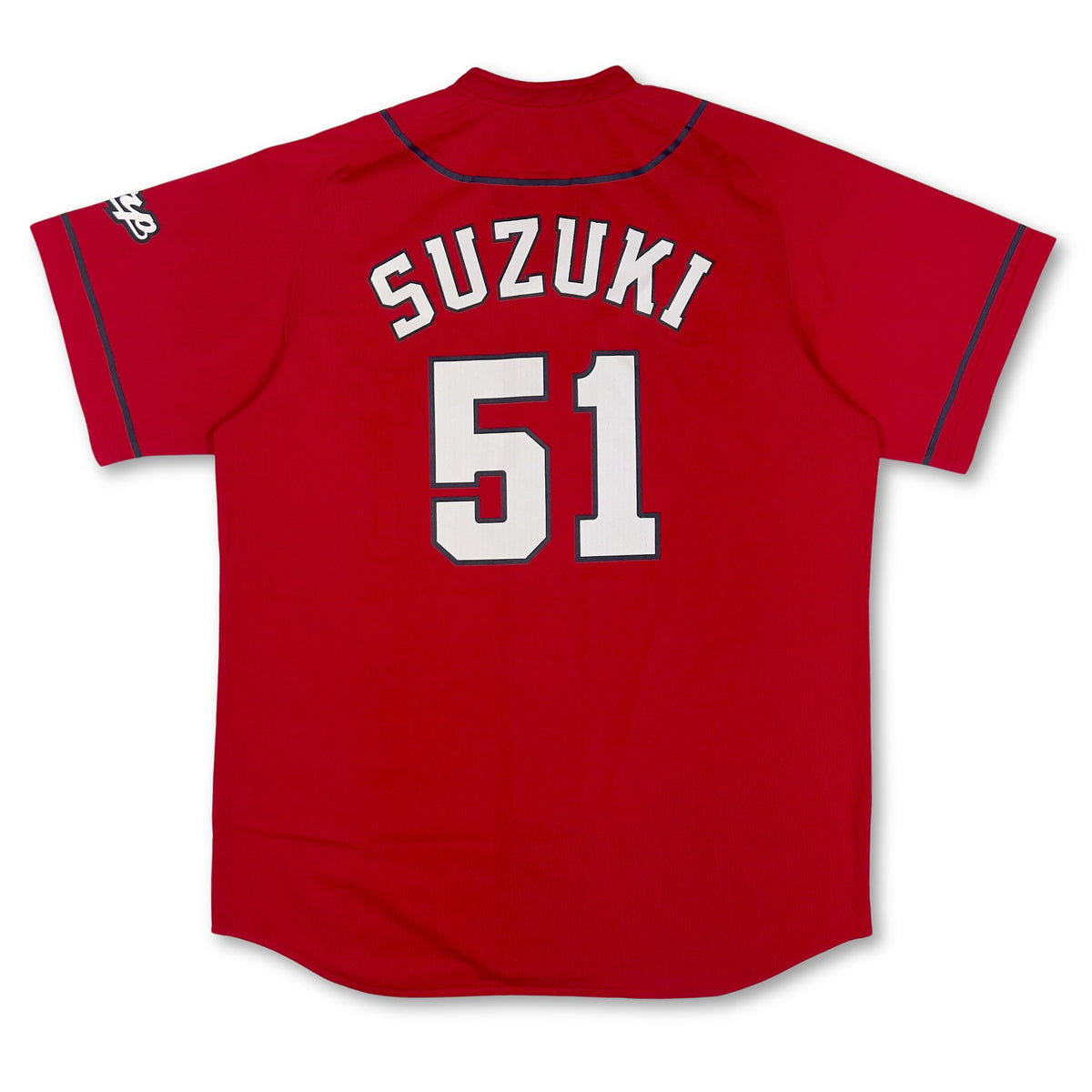 Official Retro NPB Japan Hiroshima Carp Baseball Visitor Jersey Suzuki Seiya #51 - Sugoi JDM