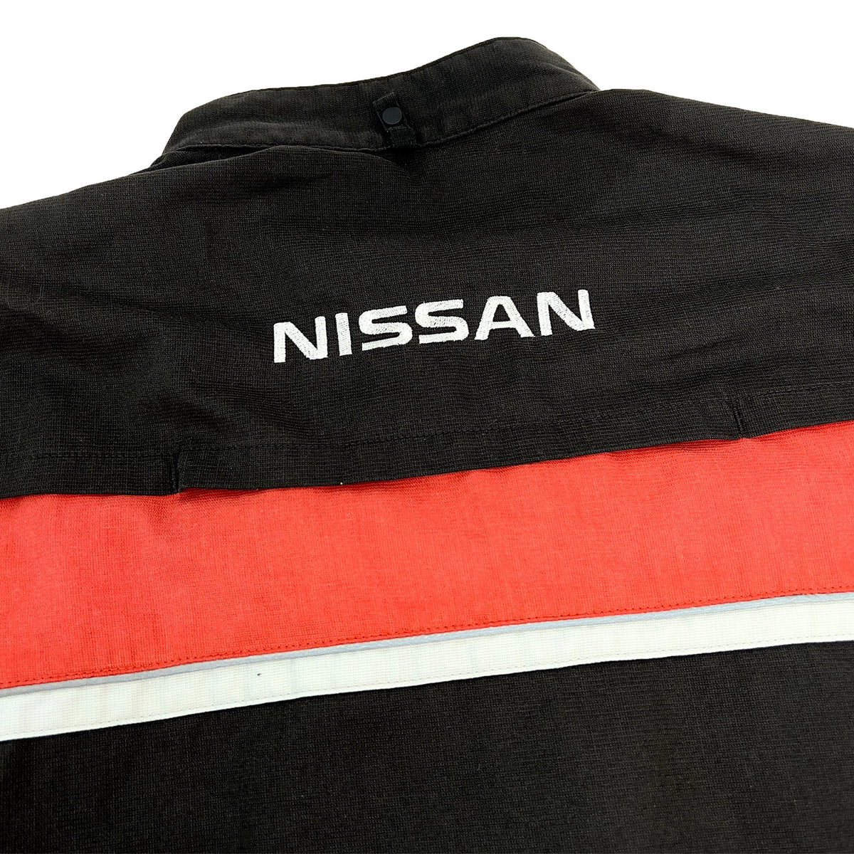 Retro Japan JDM Nissan Pitwork Racing Short Sleeve Tsunagi Coverall Black - Sugoi JDM