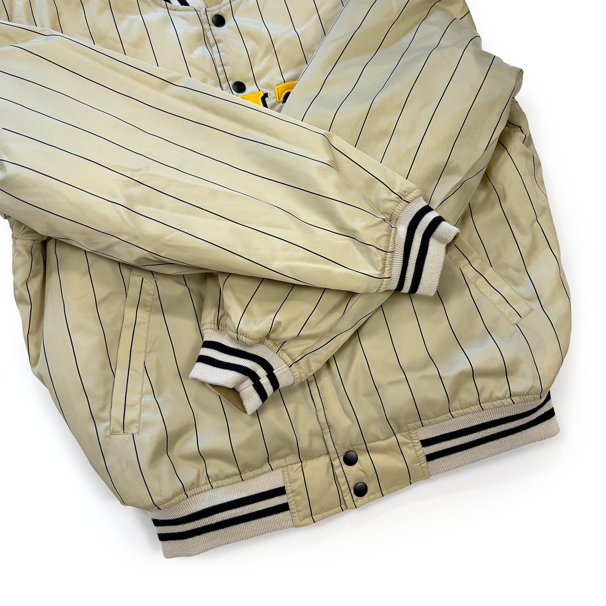 Retro Japan Suntory Reversible Malts Baseball Team Stadium Varsity Jacket Gold - Sugoi JDM