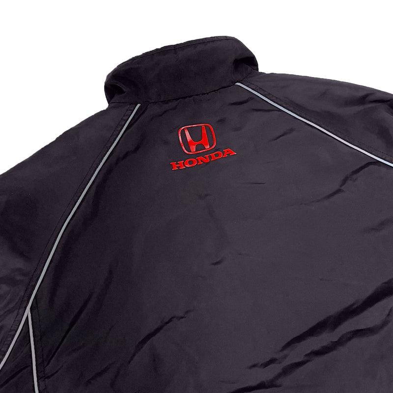 Retro JDM Japan Honda Motors Mechanic Insulated Safety Jacket Black - Sugoi JDM