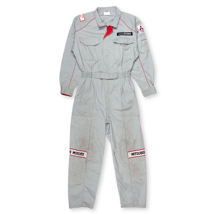 Retro JDM Japan Mitsubishi Motors Service Staff Summer Mechanic Coveralls Tsunagi - Sugoi JDM