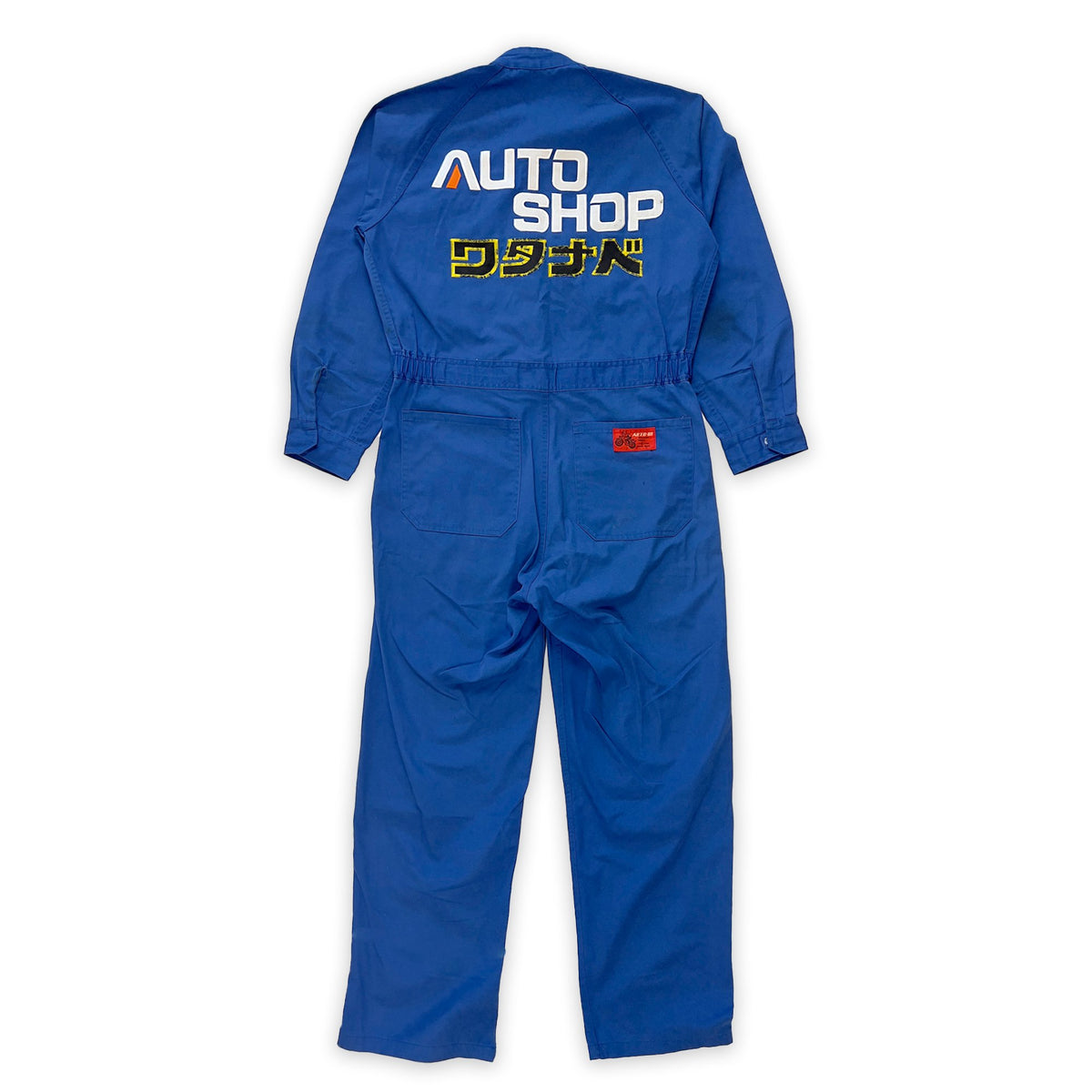 Retro Showa Japan BMW Motorrad Motorcycle Watanabe Coveralls Tsunagi Blue - Sugoi JDM