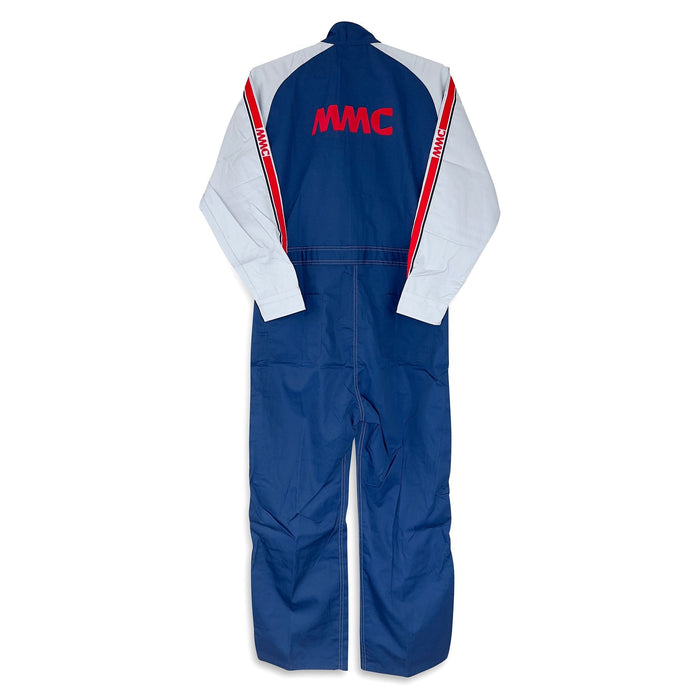 Vintage JDM Japan Dead Stock MMC Mitsubishi Motors Coveralls Tsunagi Blue - Sugoi JDM