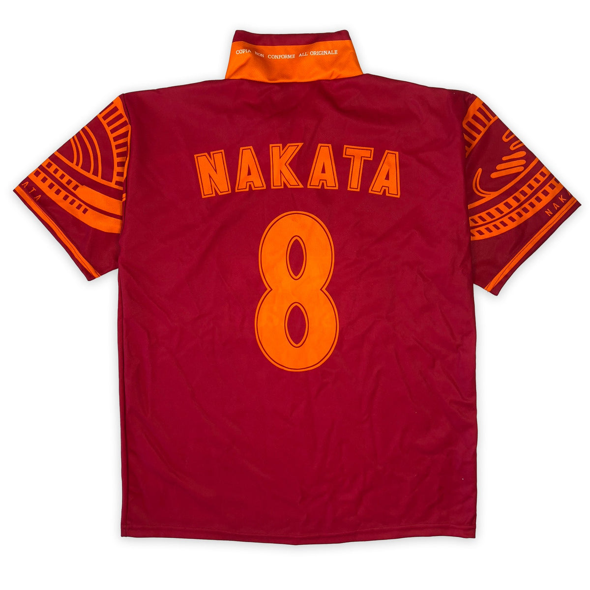 Vintage Premier League Hidetoshi Nakata Ina Assitalia Roma Soccer Fan Jersey - Sugoi JDM