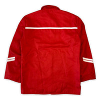 Vintage Showa Era Japan JDM Toyota Tecno Mechanics Long Jacket Red - Sugoi JDM