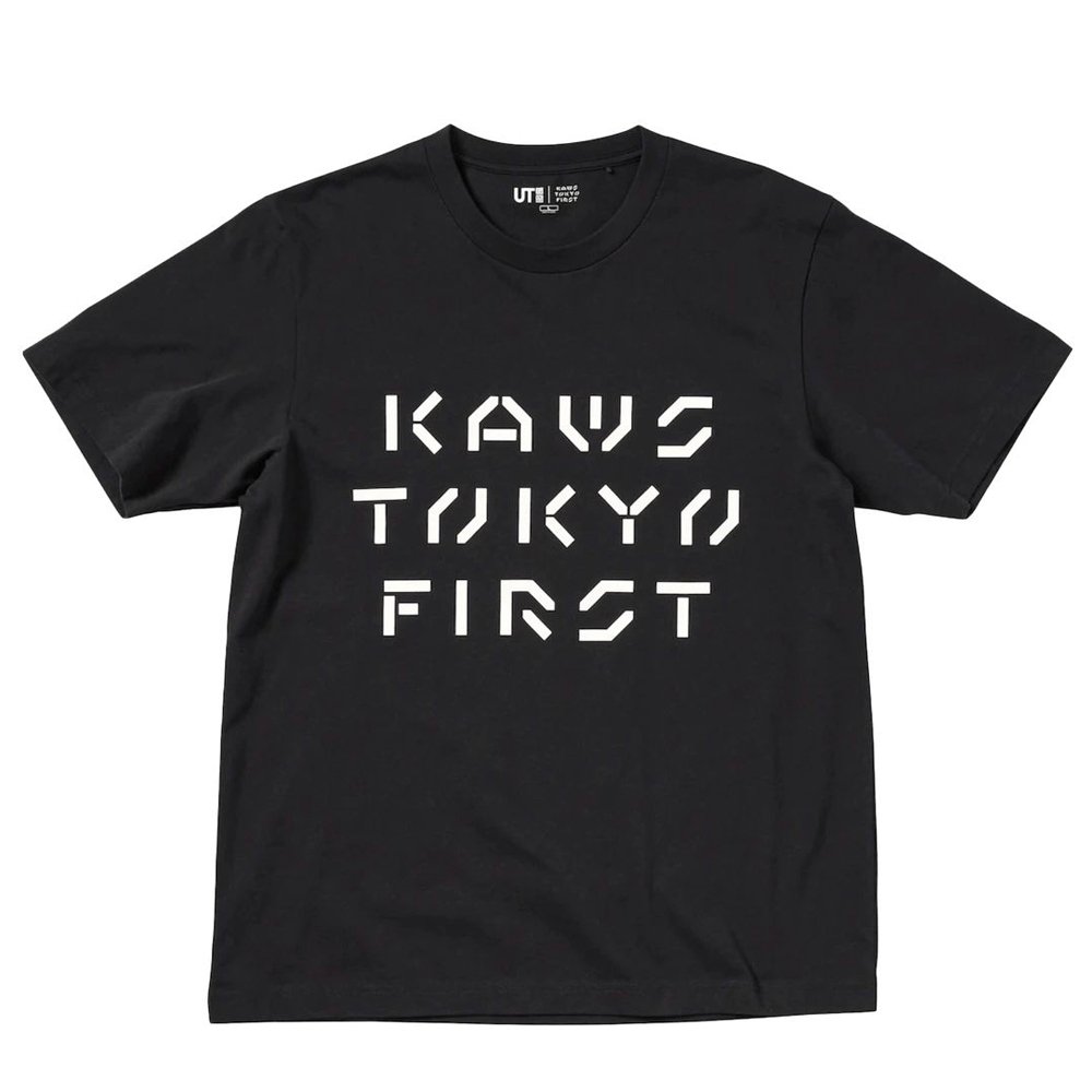 Limited Edition Japan KAWS X UNIQLO Tokyo First Wordmark Tee