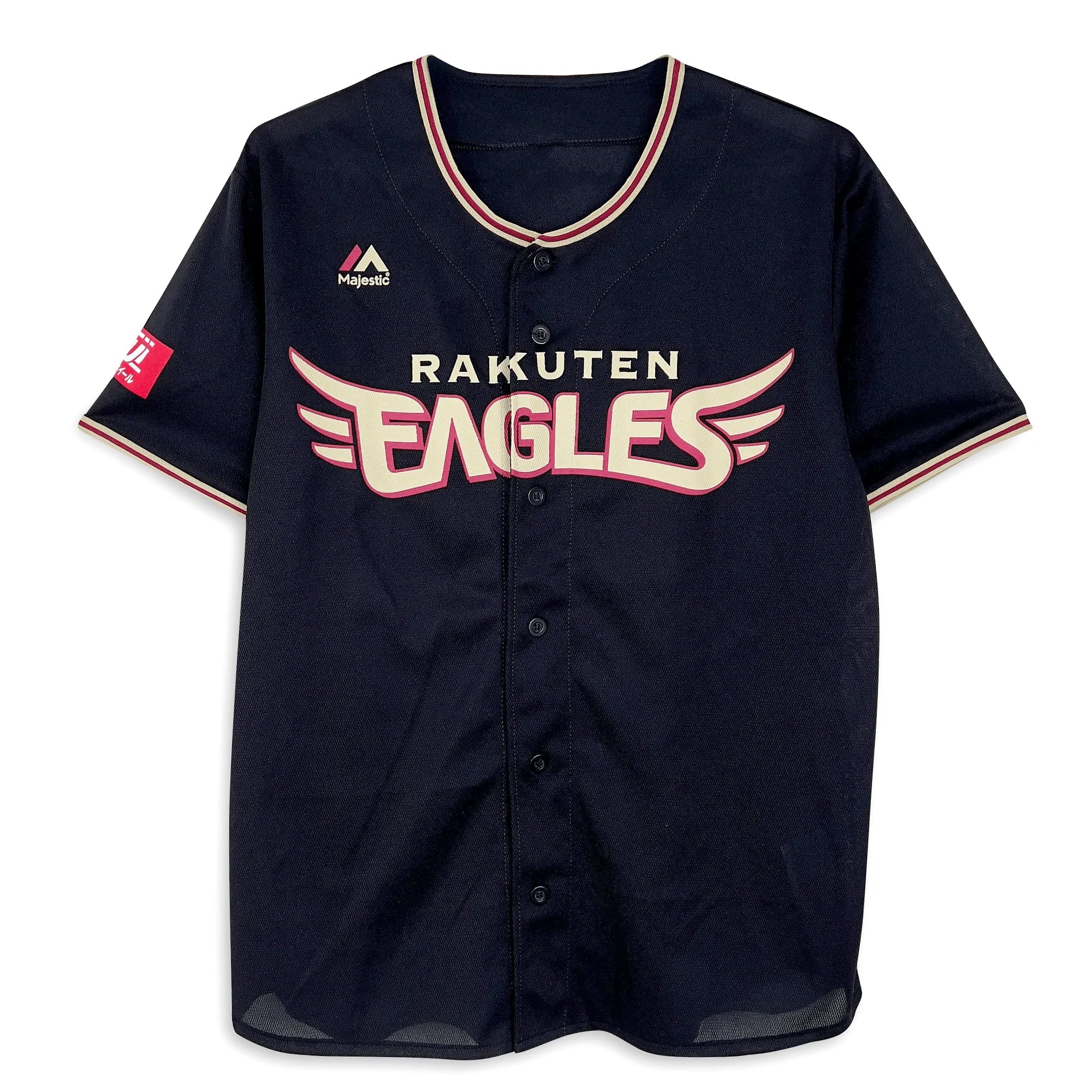 Genuine Majestic Japan Baseball Tohoku Rakuten Eagles Jersey Red – Sugoi JDM