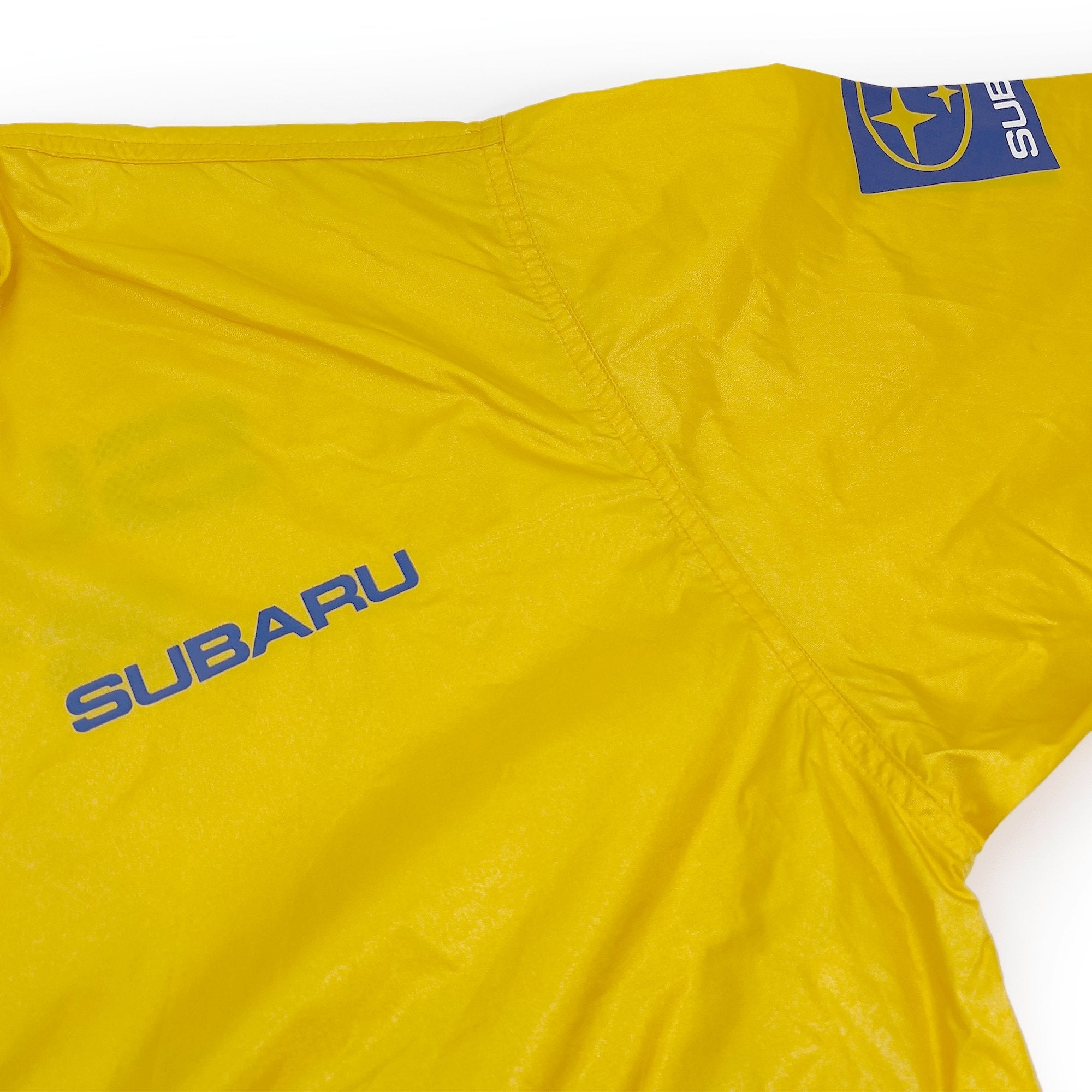 New Retro Genuine JDM Japan Subaru WRC Team Staff Jacket Yellow