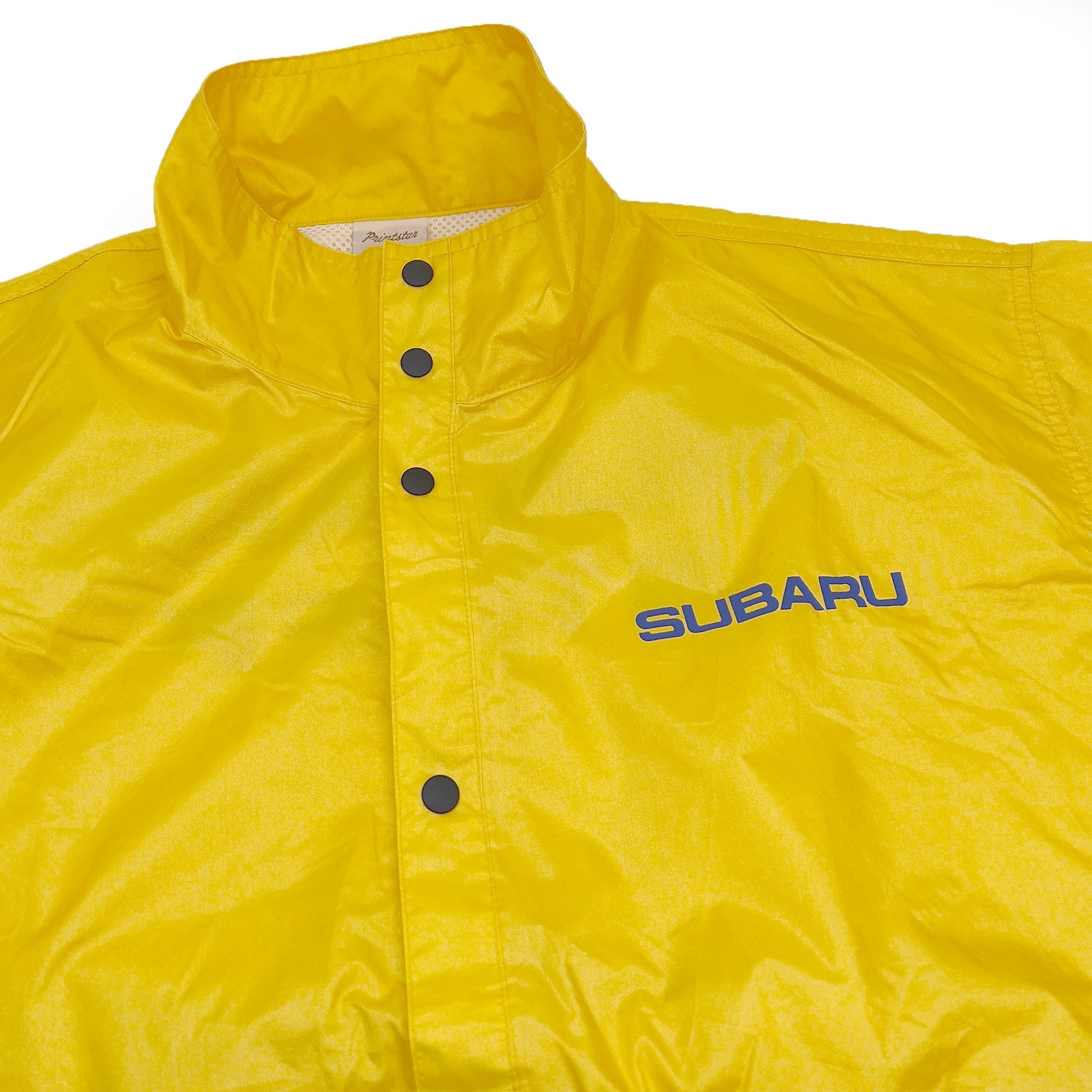 New Retro Genuine JDM Japan Subaru WRC Team Staff Jacket Yellow