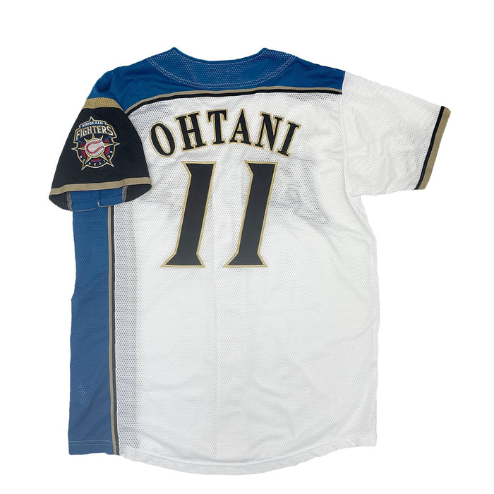Shohei Ohtani #11 Baseball Jersey Hokkaido Nippon-Ham Fighters White/Green