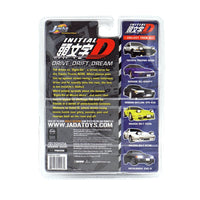 Retro 2004 Jada Toys Initial D Diecast Metal Car Mazda RX-7 FD3S 1:64 - Sugoi JDM