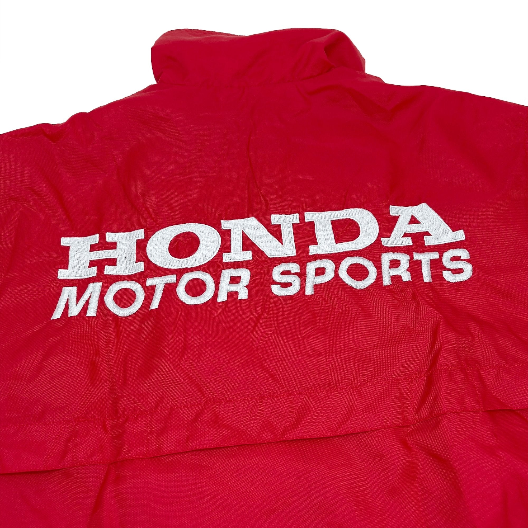 Retro Genuine JDM Japan Honda Motor Sports Racing Team Jacket Red