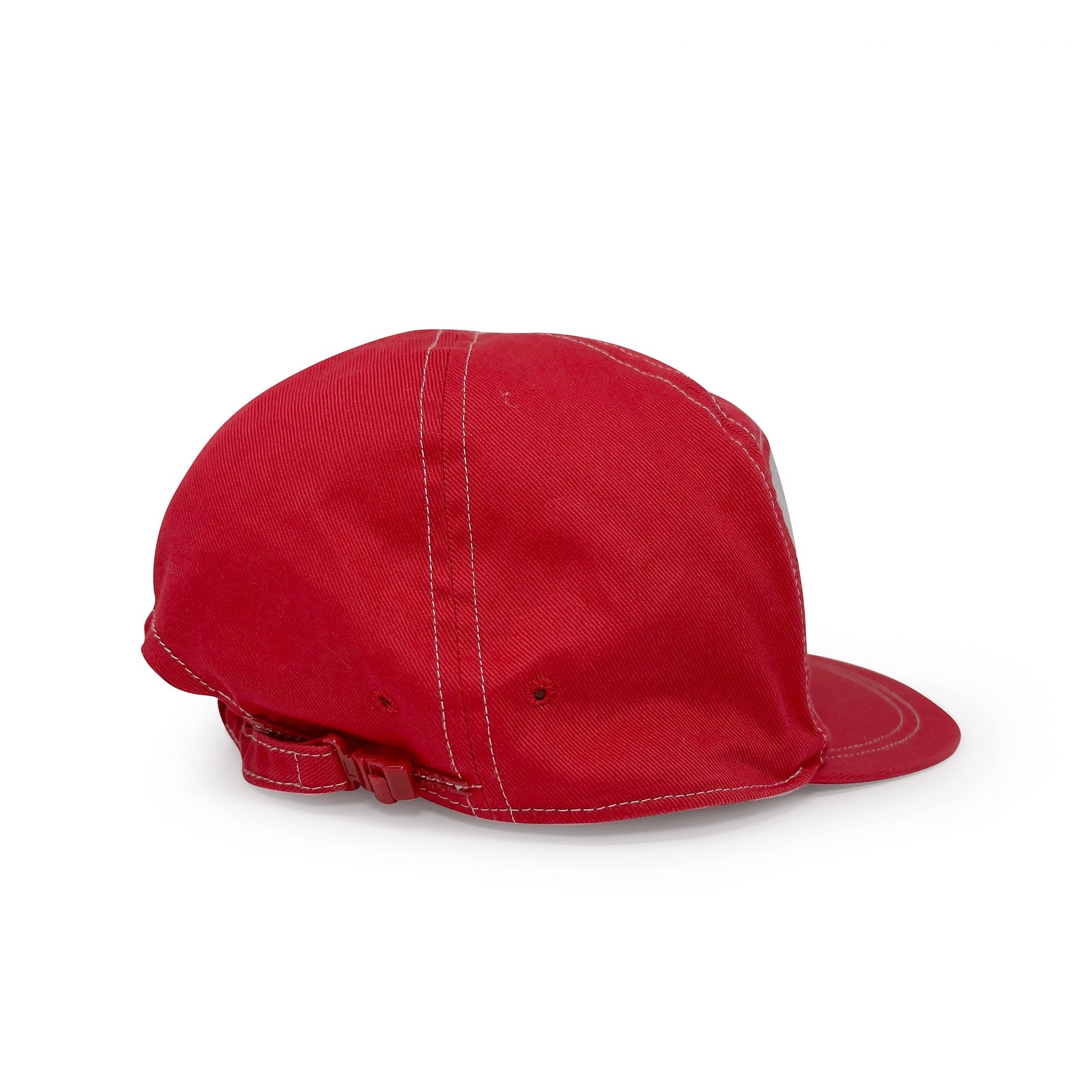 Retro Japanese JDM Nissan Red Stage Mechanic Uniform Hat Cap Red 