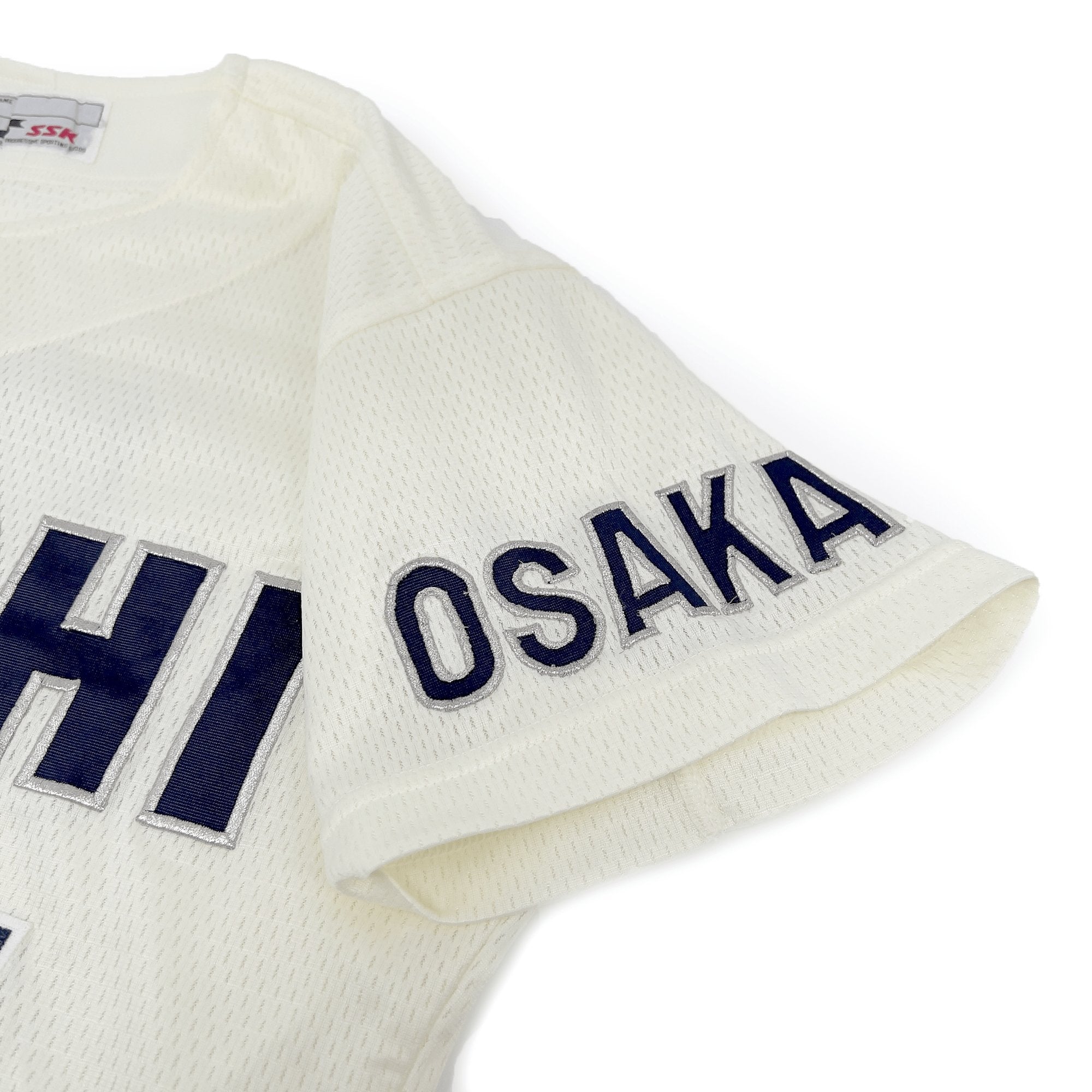 30% Clearance Sale Vintage Hanshin Tigers Baseball Jersey Champion Uniform  Stitch Japanese Sewn Logo Medium Size